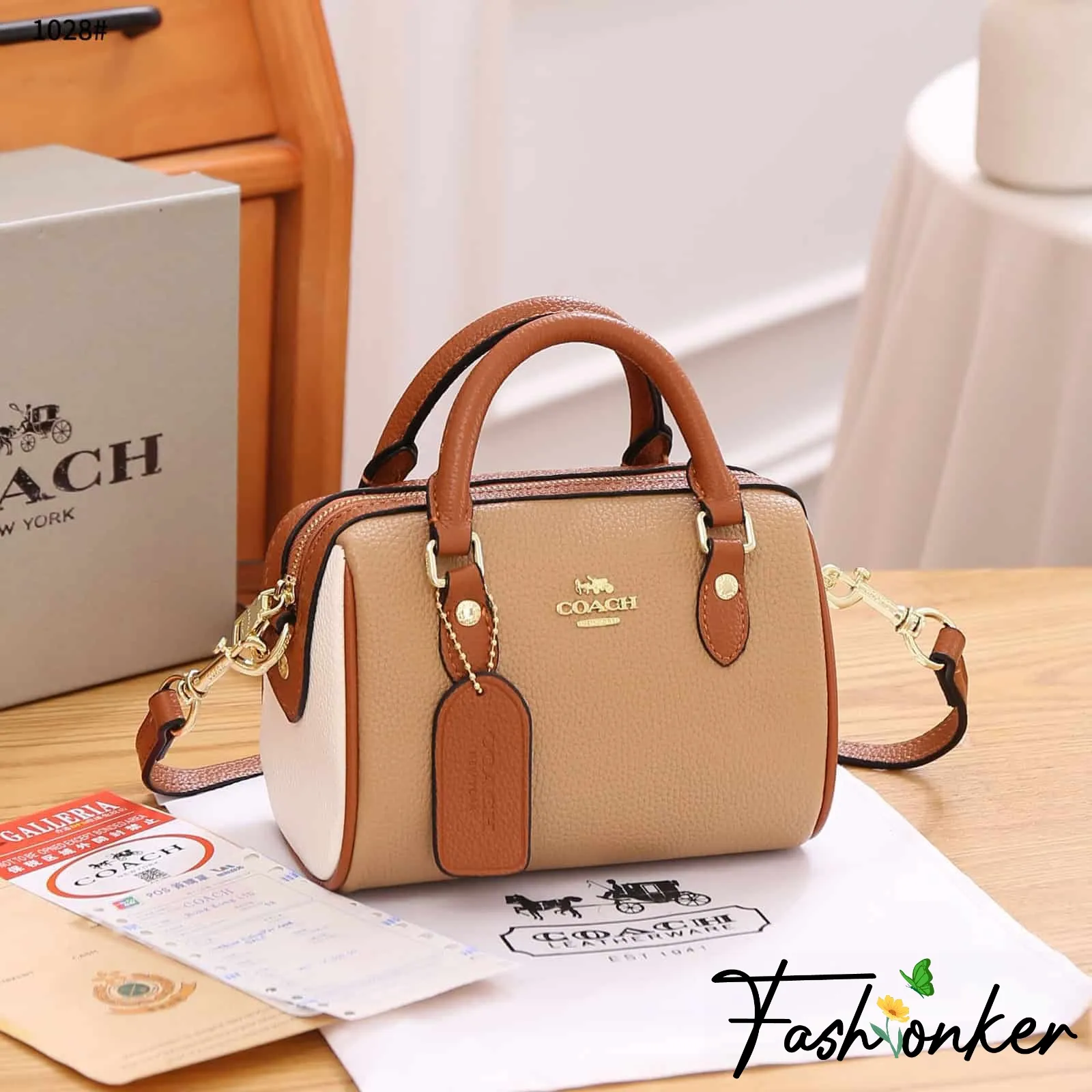 Designer Bag With Brand Box