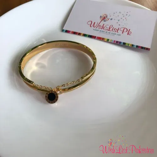 Bvlgari Hanging Dial Gold Bracelet