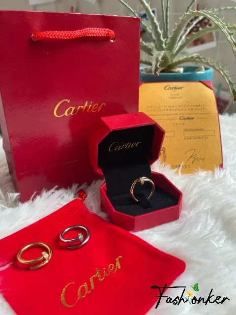 Cartier Nail Ring With Complete Packaging