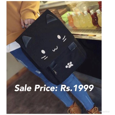 Cat Square Backpack
