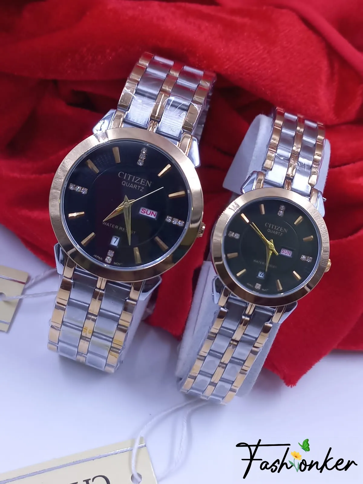 Best Price Citizen Two-tone Couple Watches Set