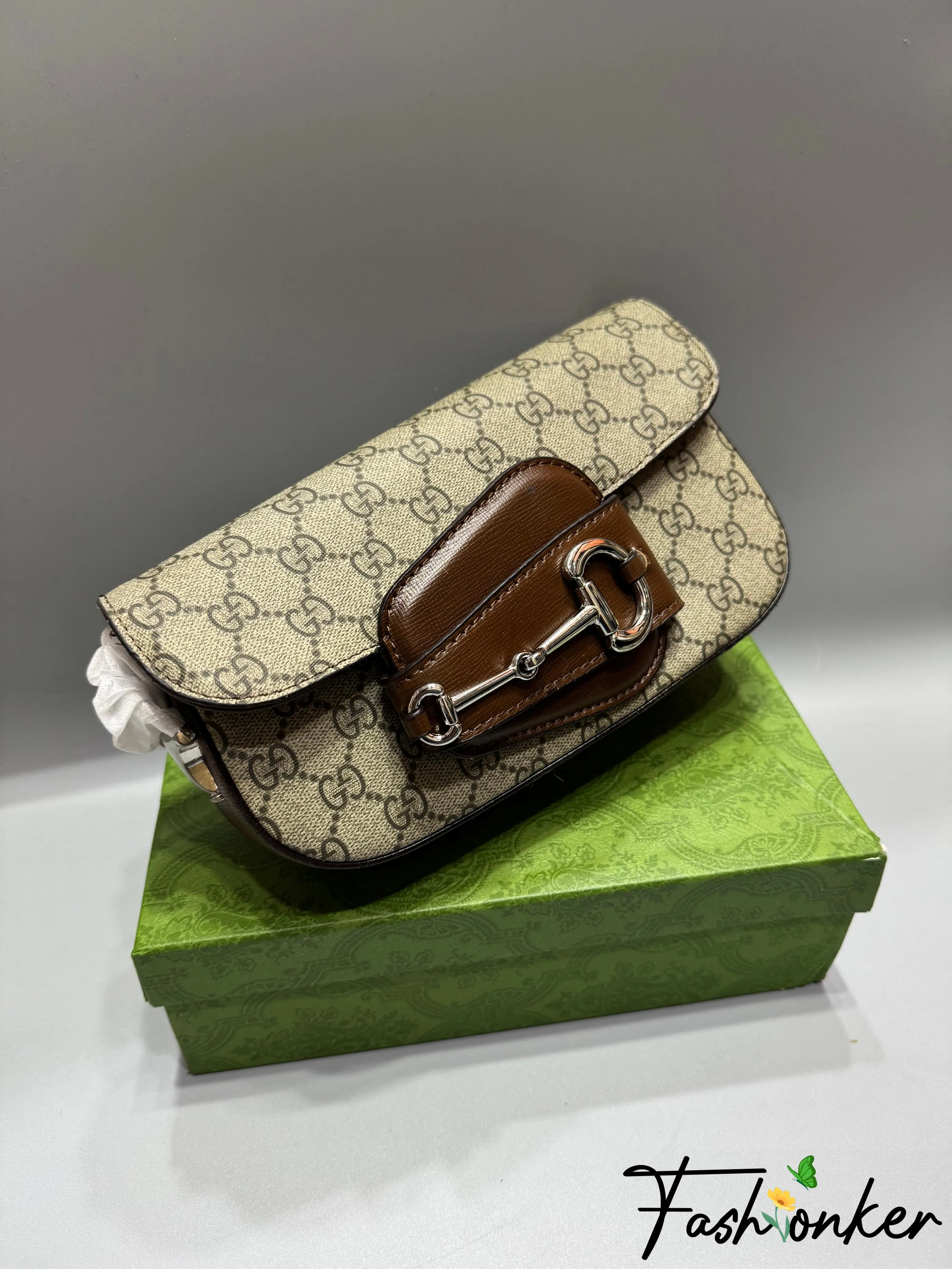 Gucci Horsebit Bag With Box