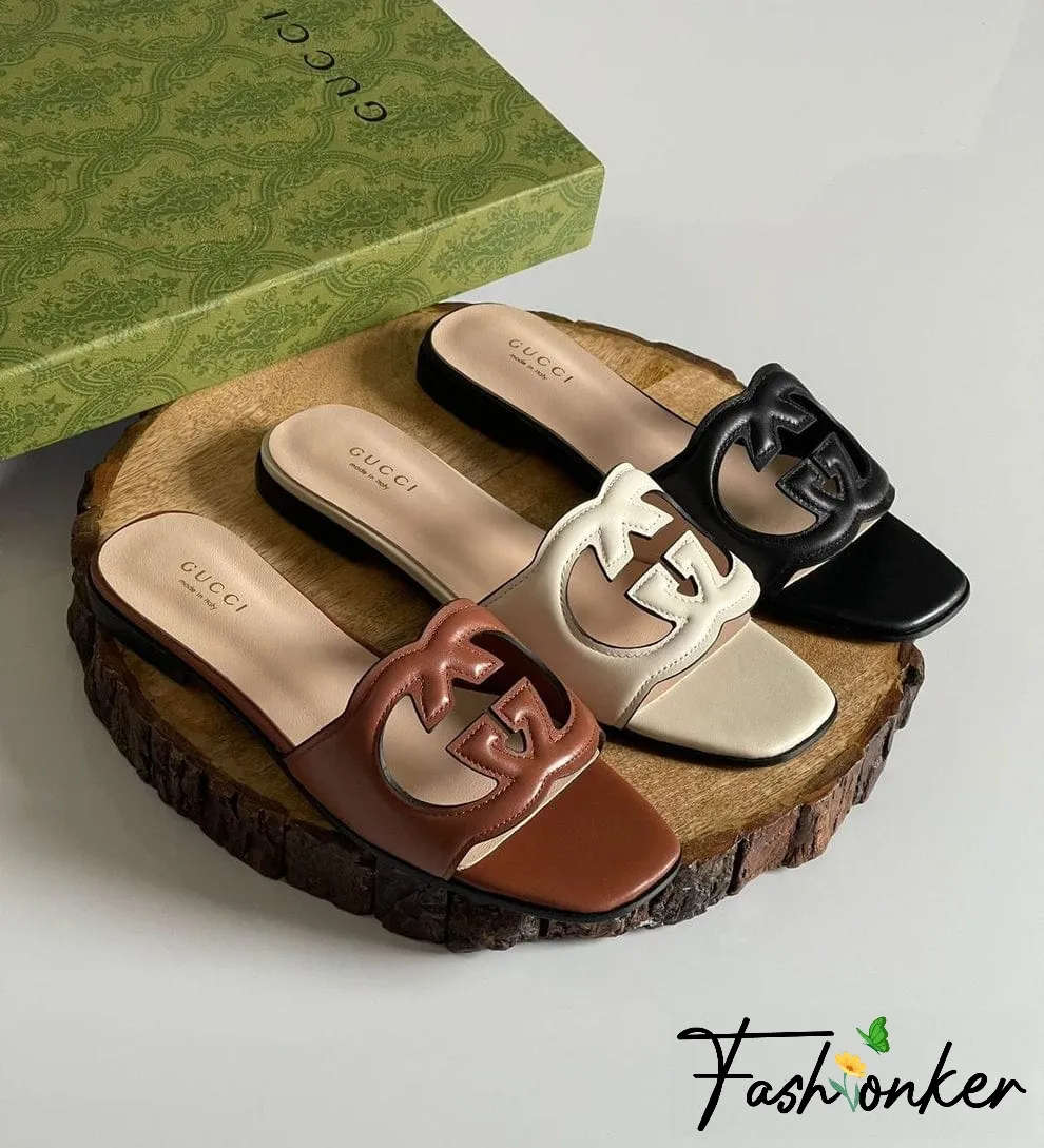 Best Price GG Cut Slippers 