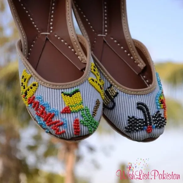 Funky Butterfly Khussa