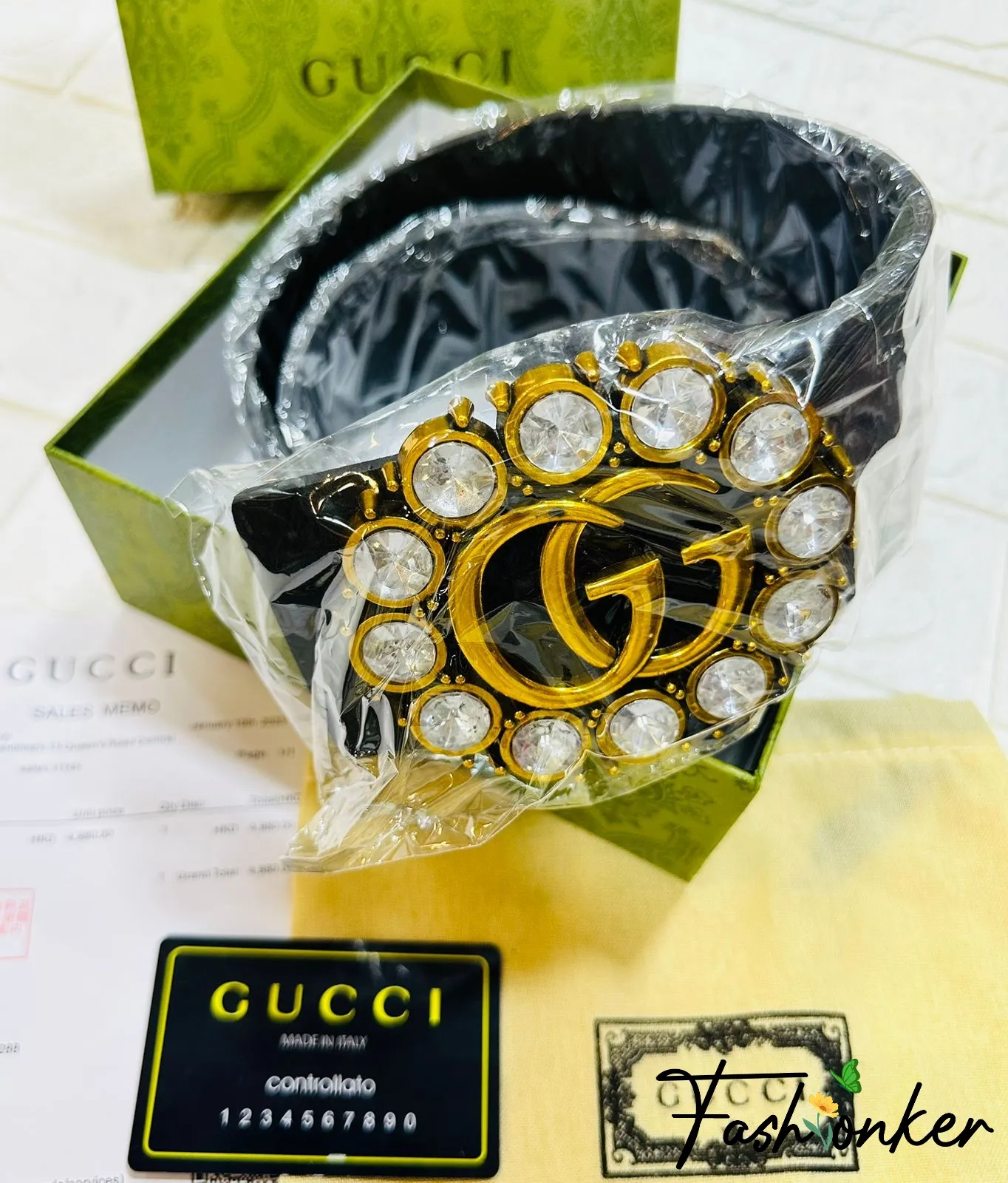 Gg Wide Belt With Packaging 