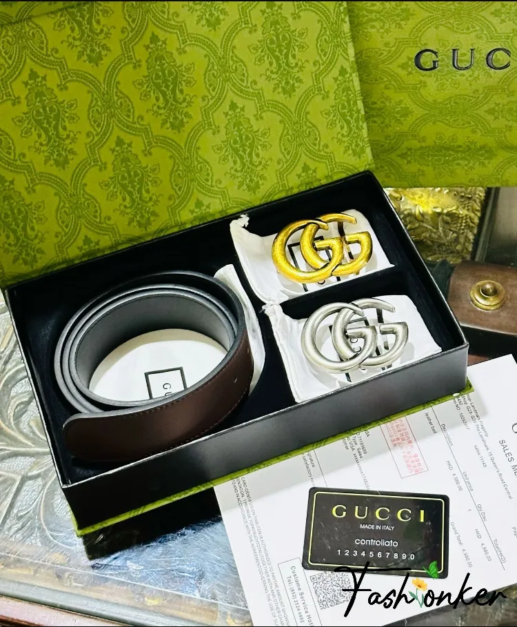 Best Price Gucci belt with Gift Packaging 