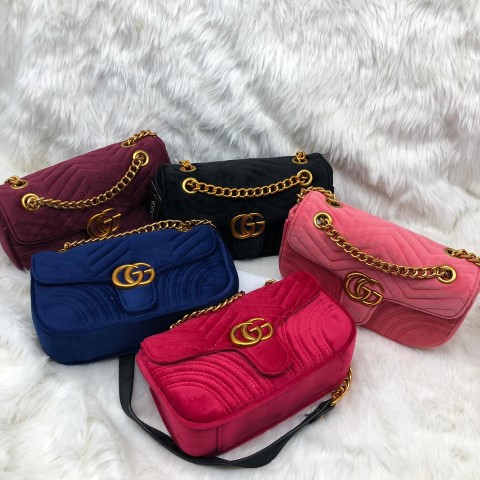 Gucci Mormont Velvet Bag