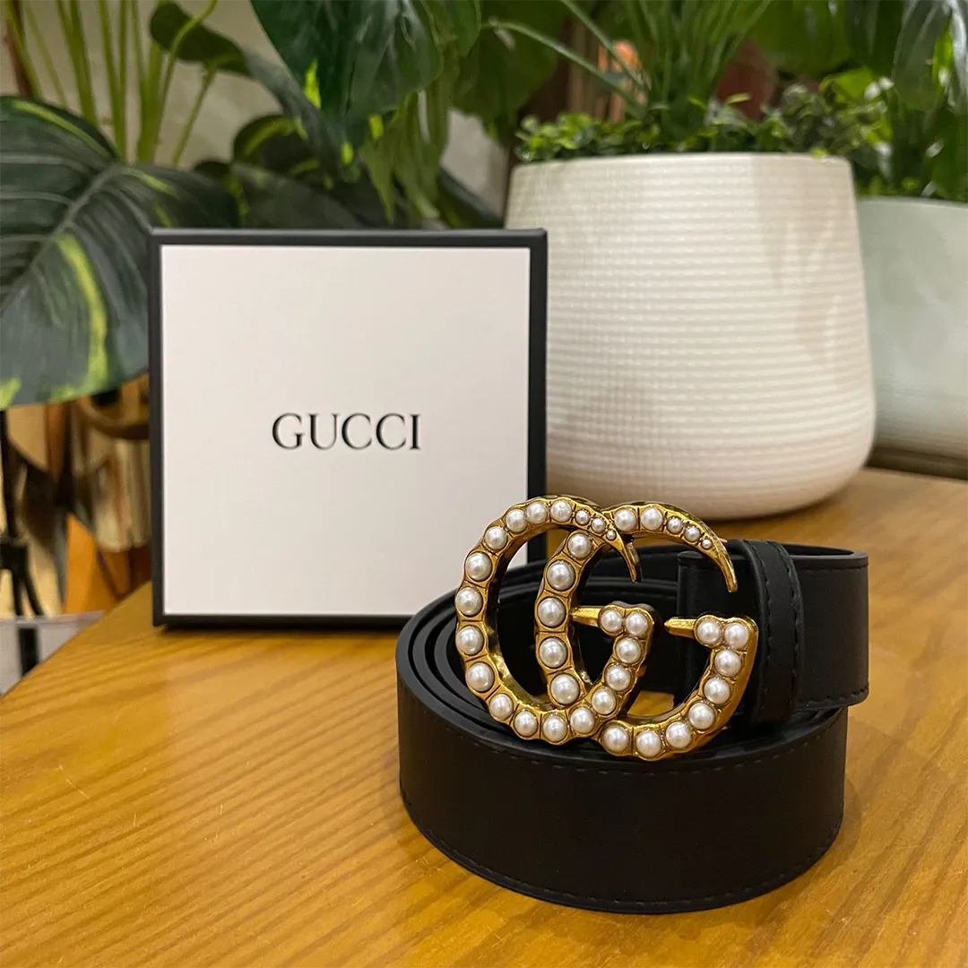 Gucci Pearl Belt