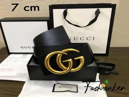 Gucci Wide Belt 7cm Width With Original Packing