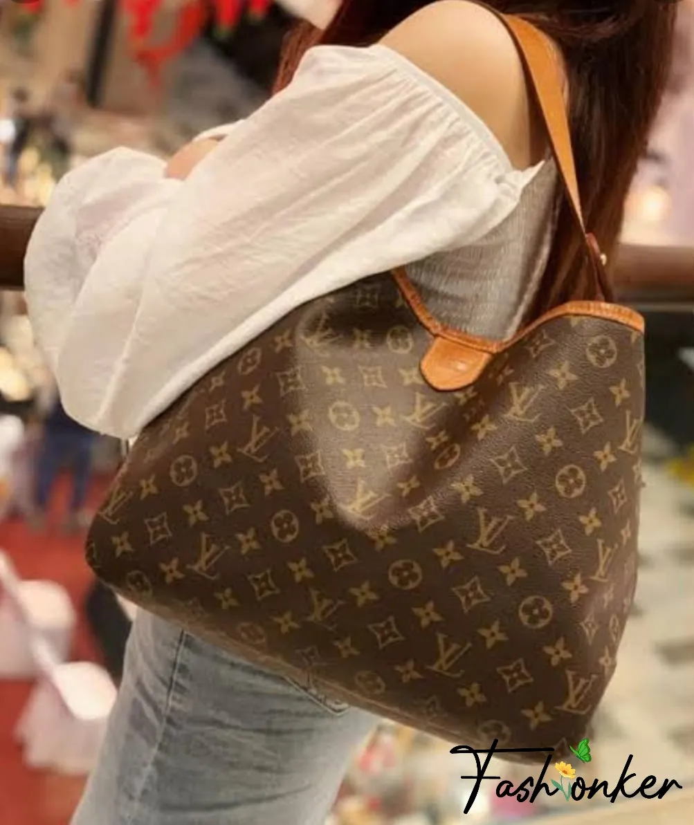 Lv Tote With Brand Box
