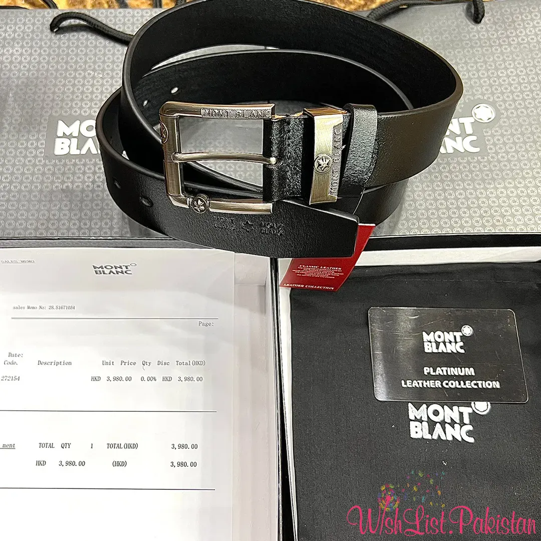 Mont Blanc Belt With Box