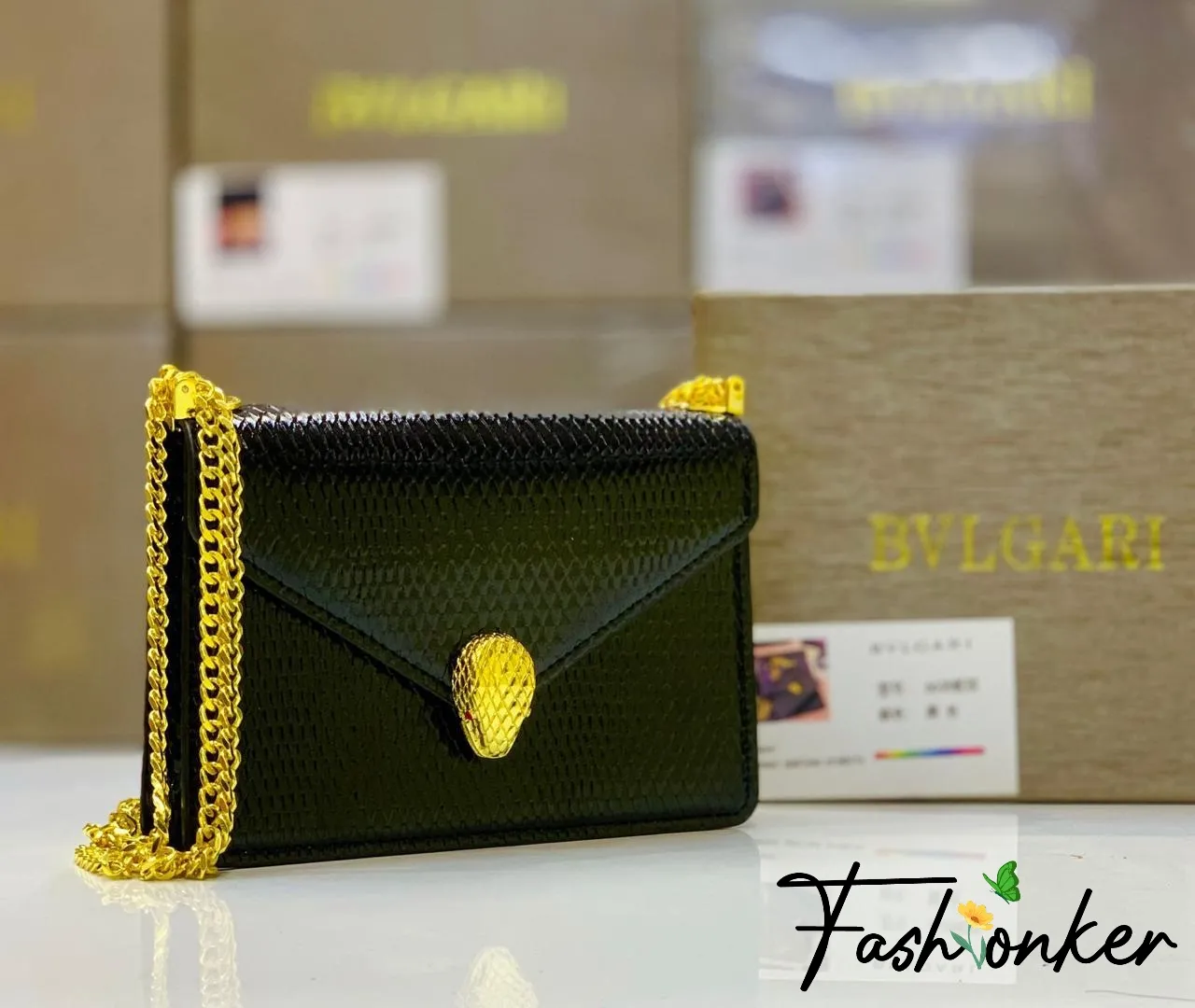 Designer Bag With Box