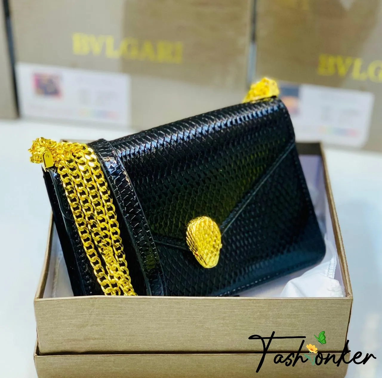 Designer Bag With Box