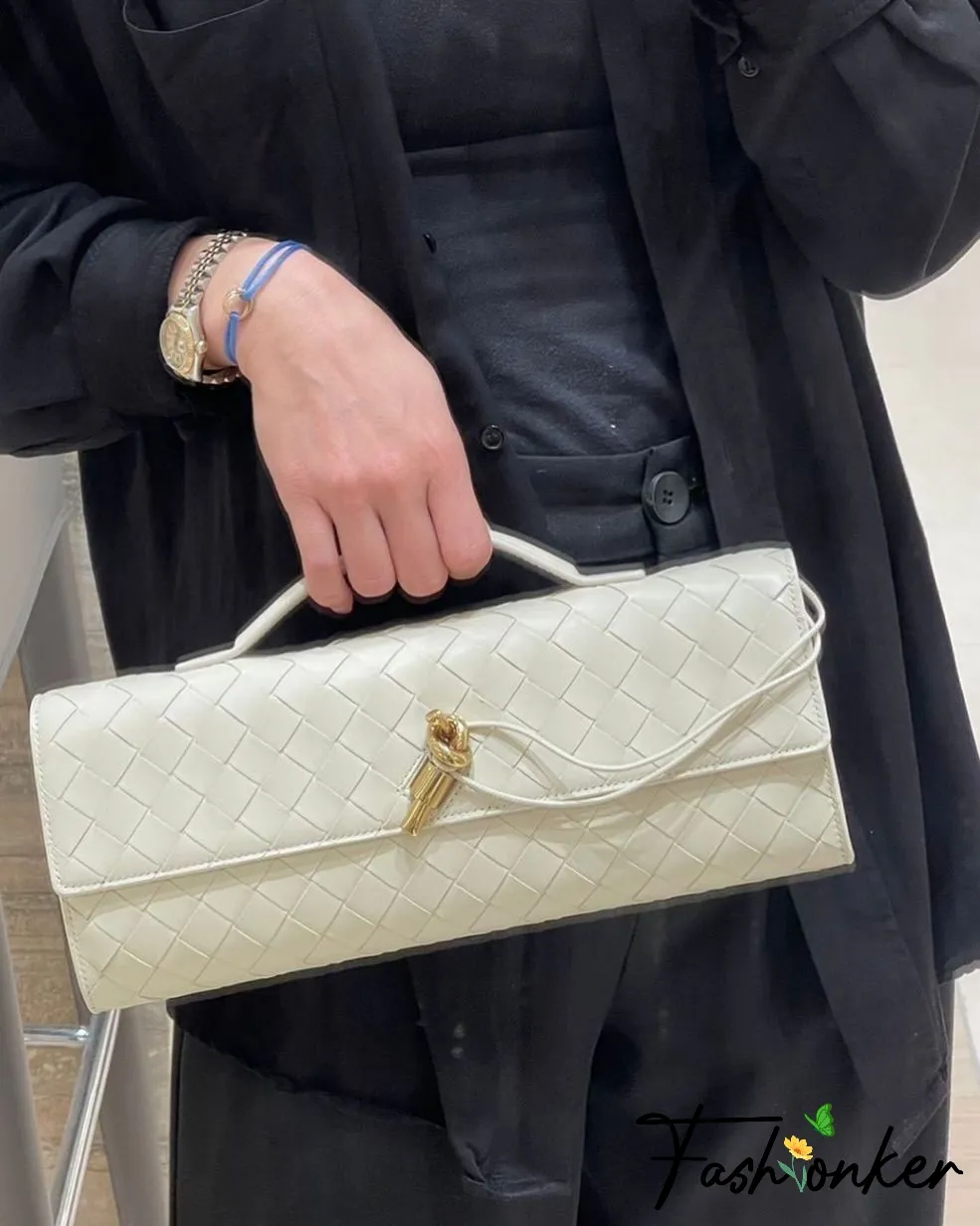 Designer Long Clutch With Packaging 