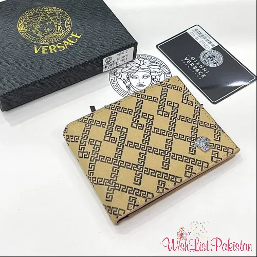 Versace Pattern Wallet For Him